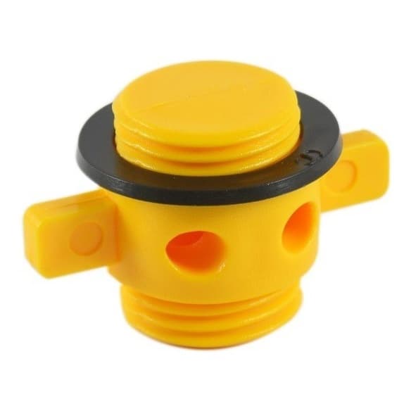 Bujão Bueira Para Viveiro e Popa 1 polegada 25,4mm P/ Barco de Alumínio Serve Na Maioria Dos Barcos