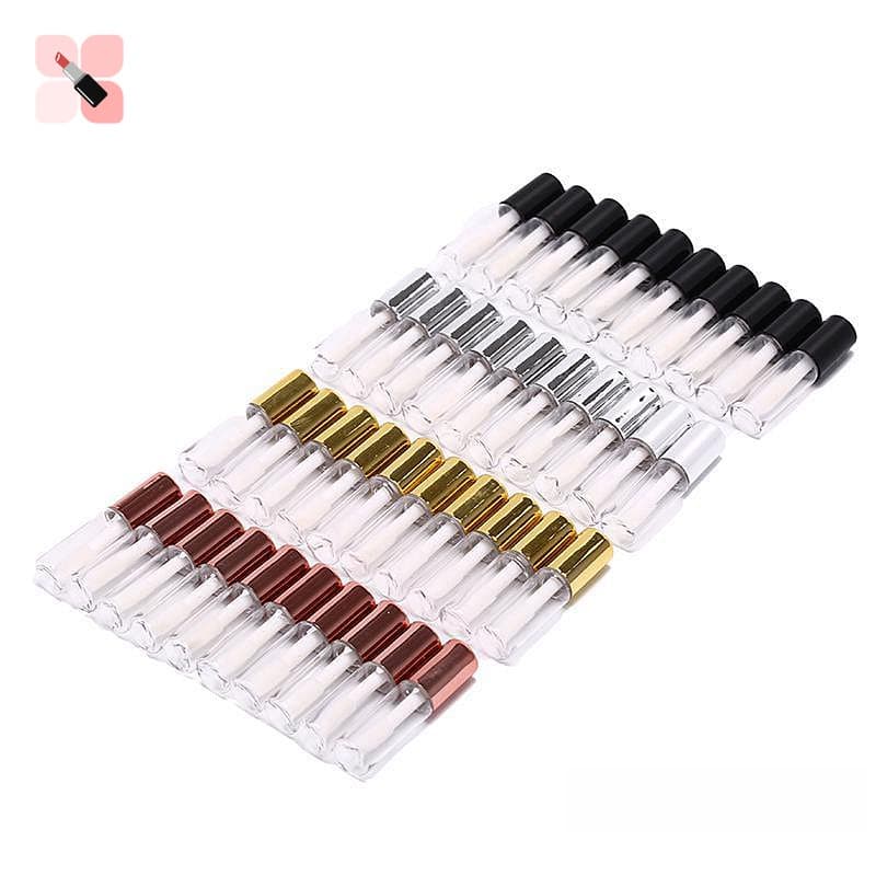 10 Pcs 1,2ml Tubos Vazios Para Os Lábios Tubo Batom Cosmético