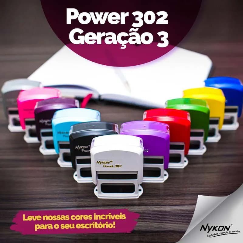 Carimbo Automático - Personalizados Nykon 302