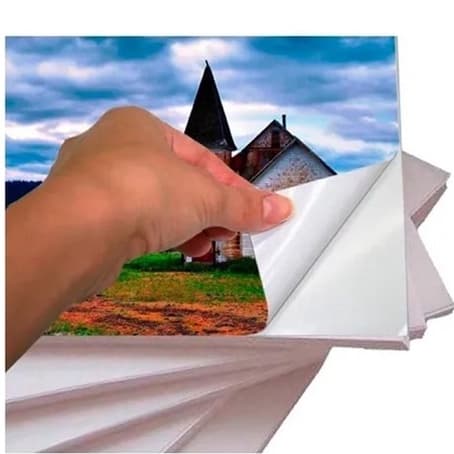 Papel Fotográfico Adesivo 80g 40 Folhas A4 Glossy Brilhante  Masterprint