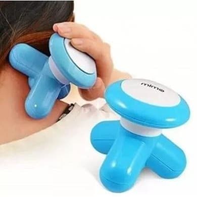 Mini Massageador Portátil Corporal para Relaxamento Tensão Elétrico USB e Pilha Mimo