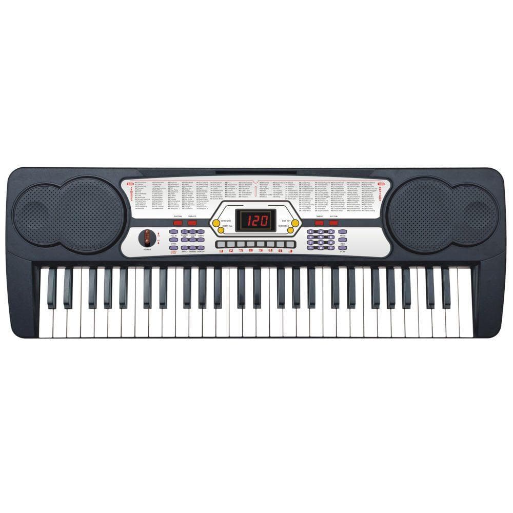 Teclado Eletrônico Display Led 100 Ritmos 100 Timbres com Microfone