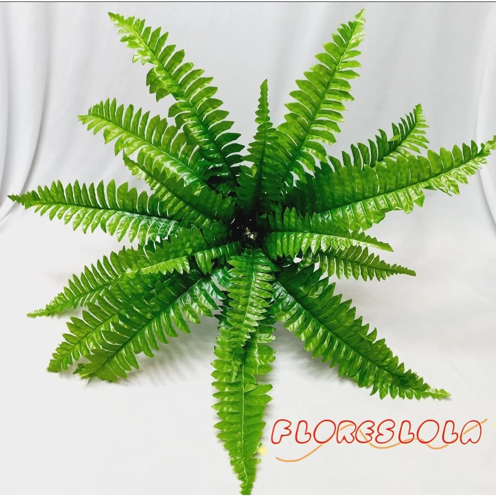 Samambaia Artificial 50 CM Artificial P/ Decoração Casamento, Arranjos, Decorar Festas, casa, muro inglês, jardim