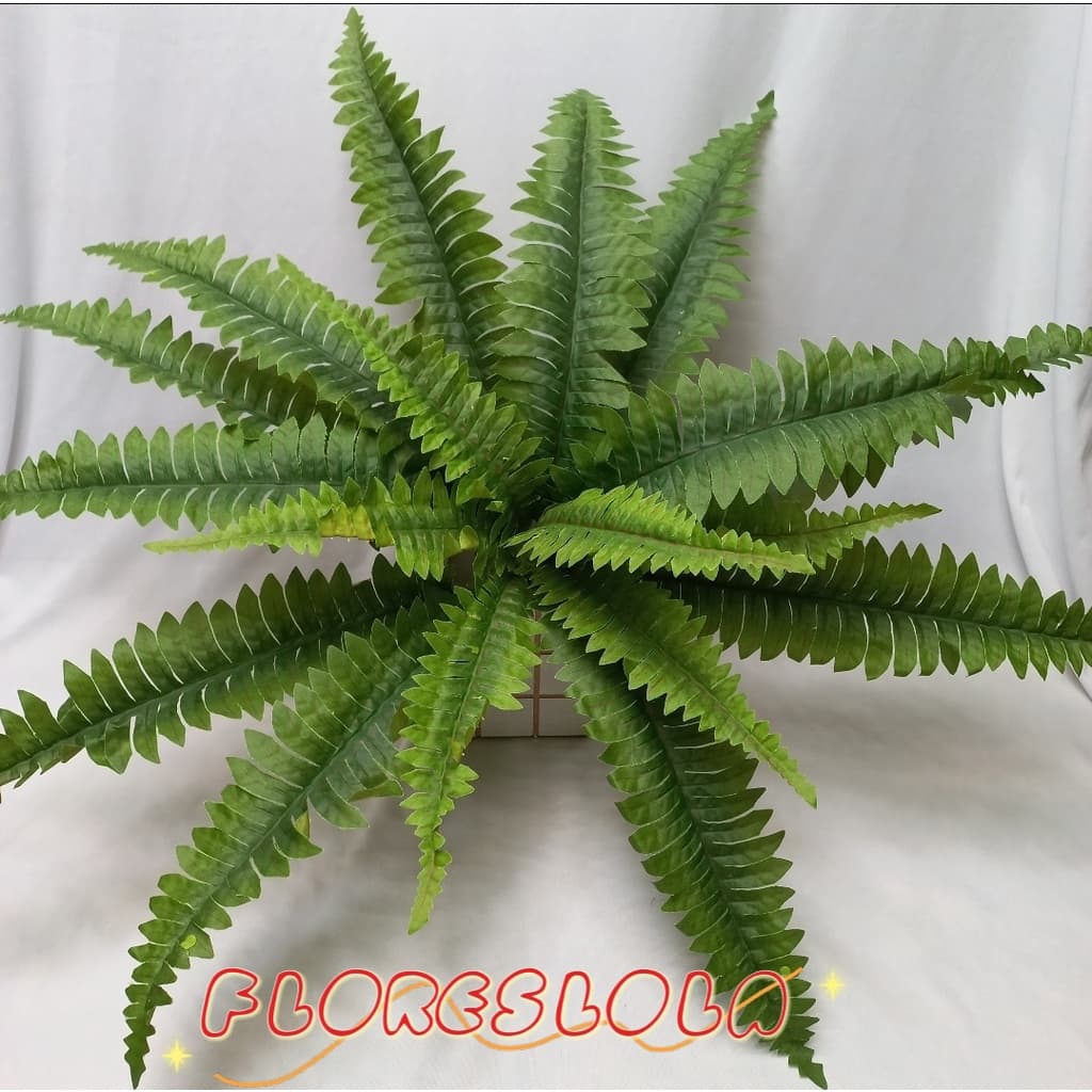 Samambaia Artificial 50 CM Artificial P/ Decoração Casamento, Arranjos, Decorar Festas, casa, muro inglês, jardim
