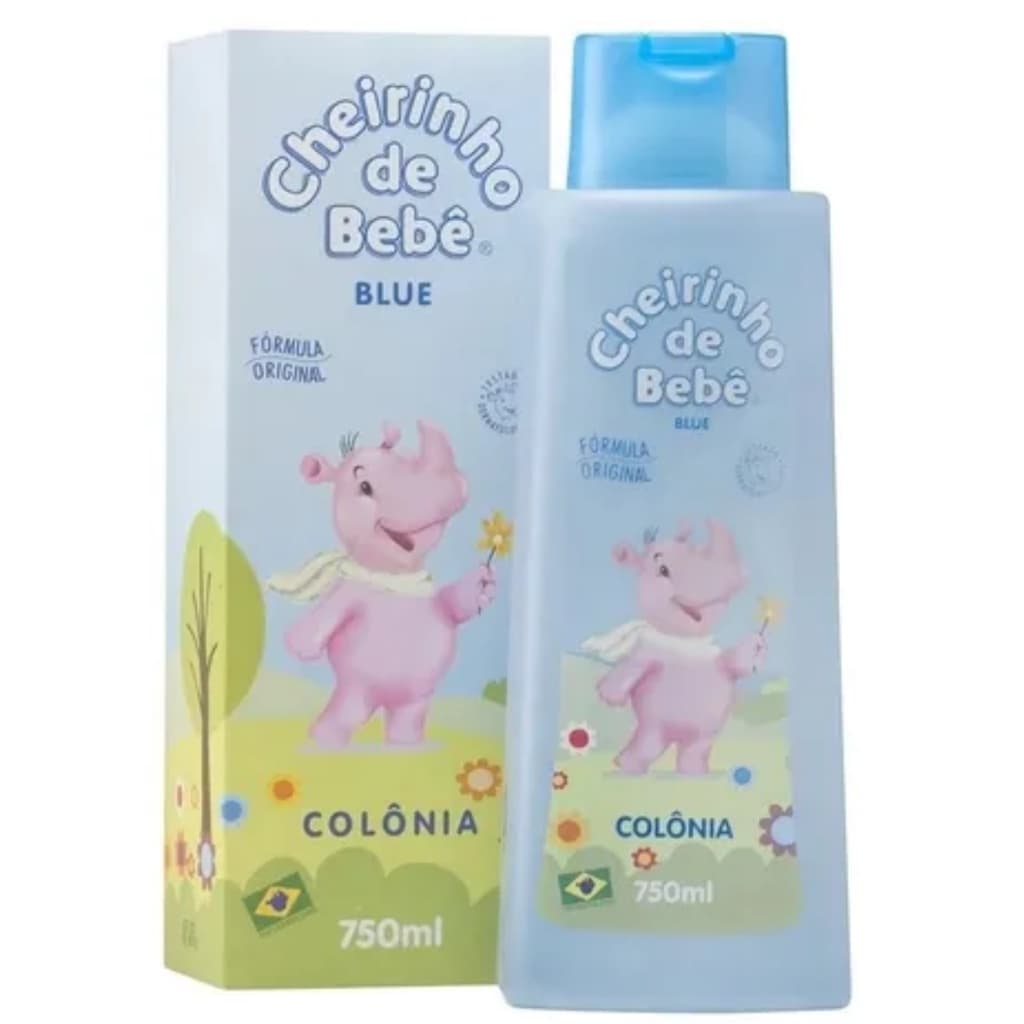 Colônia Cheirinho De Bebê Azul - 750ml