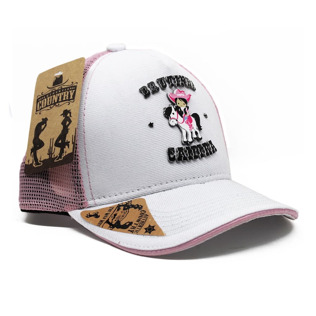 Bone Kids Infantil Feminino Country Brutinha Caipira Cowgirl CV