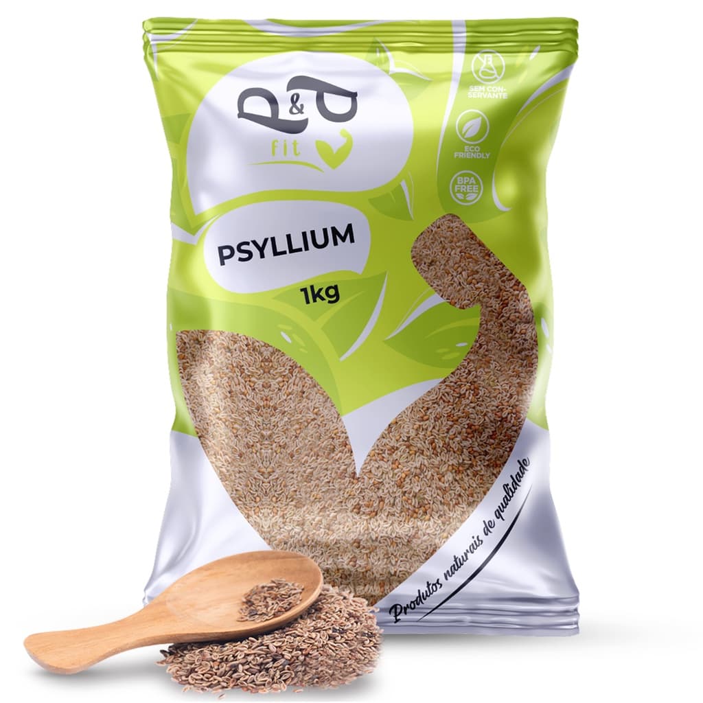 Psyllium Natural 100% Puro Rico Em Fibras Alta Qualidade