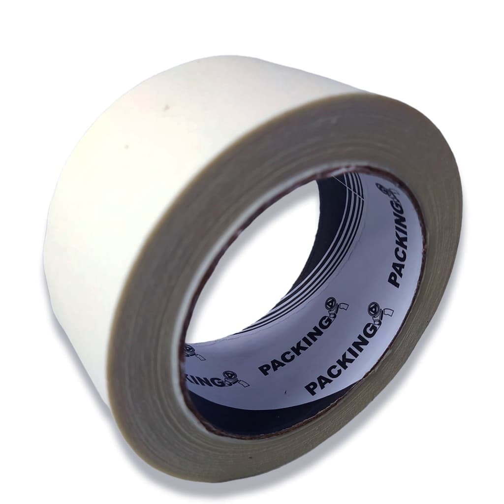 Kit 10 Unidades Fita Crepe 48mm X 50 Metros Para Uso Geral