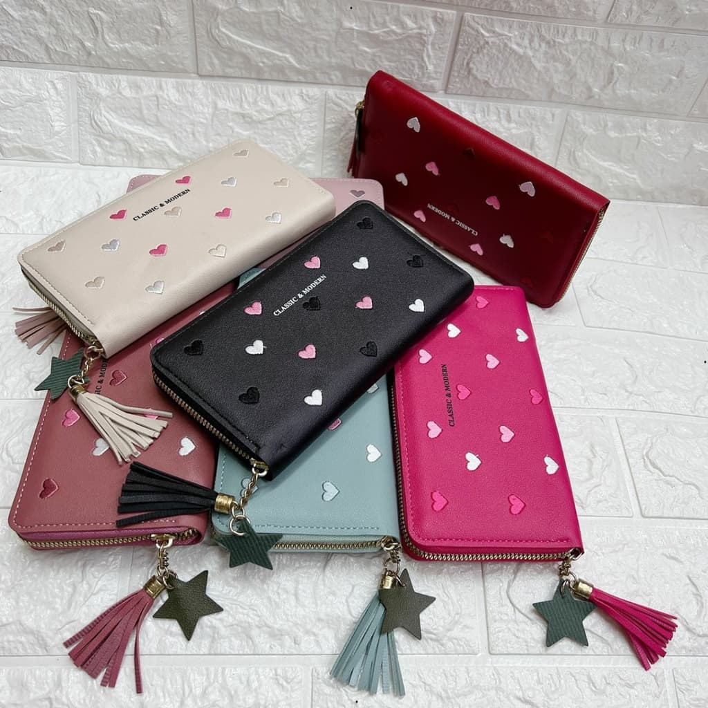 Carteira Feminina Grande com Divisórias Espaço para guardar Celular, Moedas e Cartões