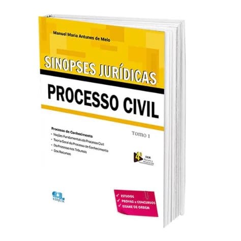 Sinopses Jurídicas Processo Civil Tomo I