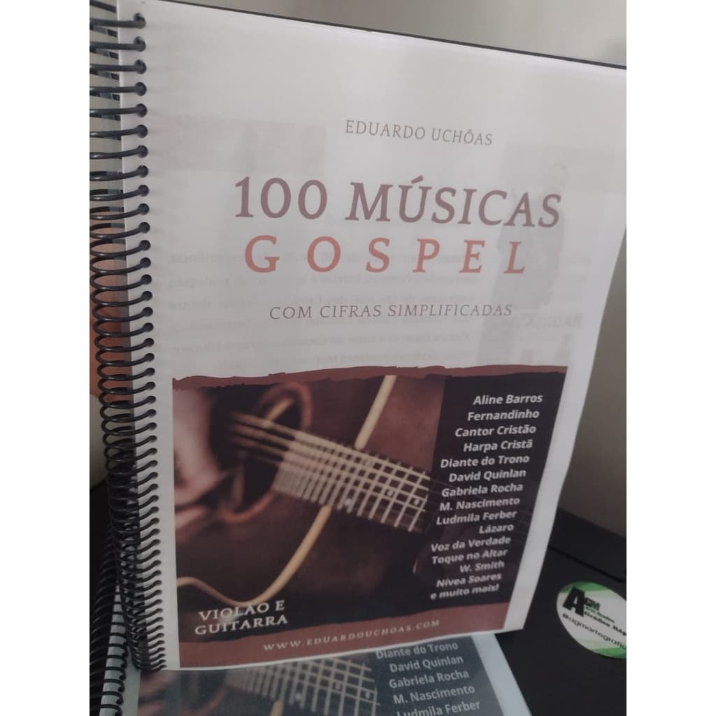 Apostila de Violão e Guitarra 100 musicas Gospel