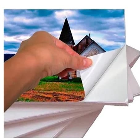 Papel fotográfico ADESIVO 115g COM 40 FOLHAS (115g) A4 MASTERPRINT