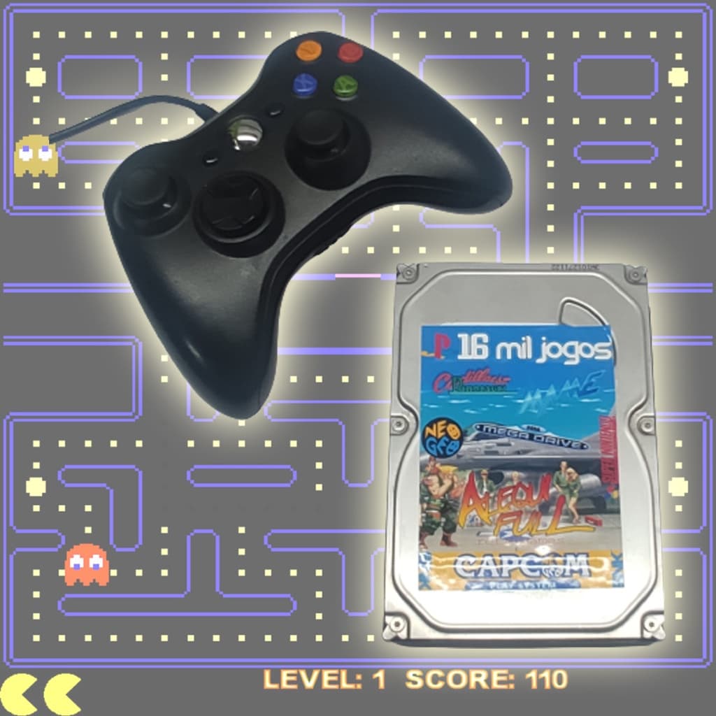 HD PC multijogos + Controle xbox