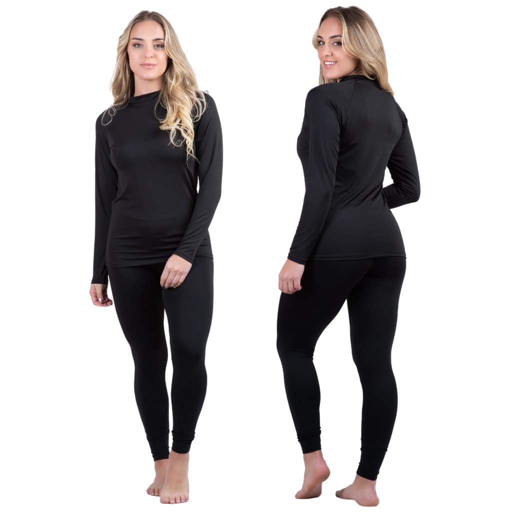 Kit Conjunto Térmico Unissex Camisa Segunda Pele Calça  Elástico Cintura Alta Proteção UV+ Moda Fitness Frio Calor 339