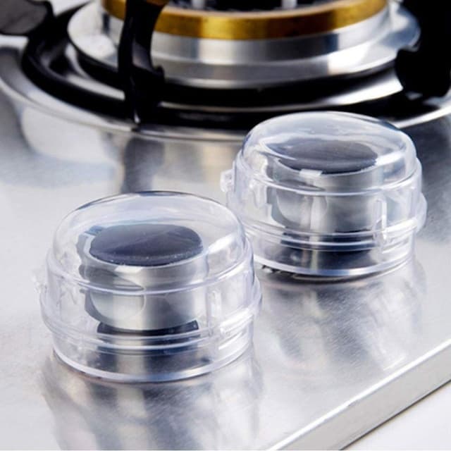 2 Protetor de Botãoo de Fogão Cozinha Proteção Bebê Criança