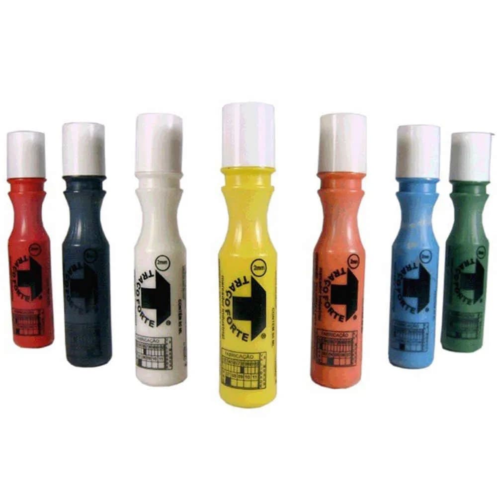 Marcador Industrial Traço Forte Várias Cores 2mm BADEN