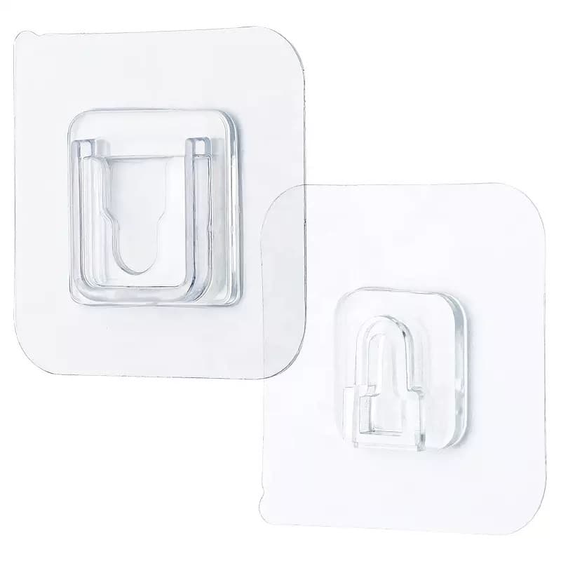 5 até pares 30 Suporte Gancho de Parede Adesivo Dupla Face Encaixe Macho e Femea Pendurar