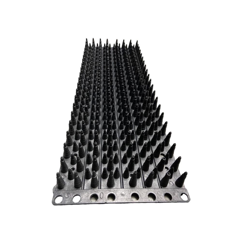 Espícula Barreira Bloqueadora de Acesso Anti Pombos Gatos Repelente - 1 Peça COR Preta