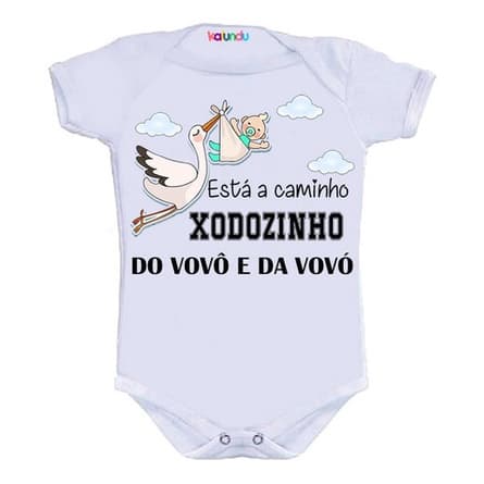Body Bebê Personalizado Xodózinho A Caminho