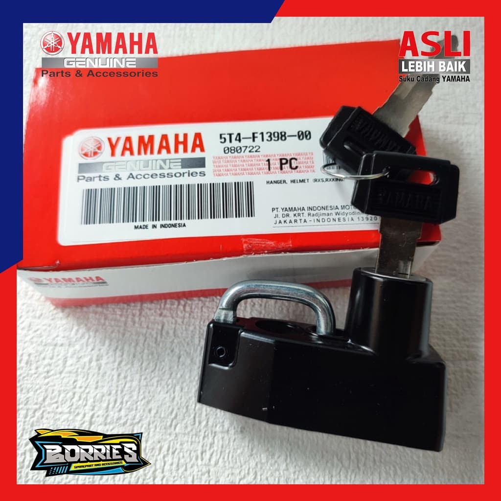 GANTUNGAN ORIGINAL YAMAHA RX-KING Chave De Cabide De Capacete Traseiro 5T4-F1398-00