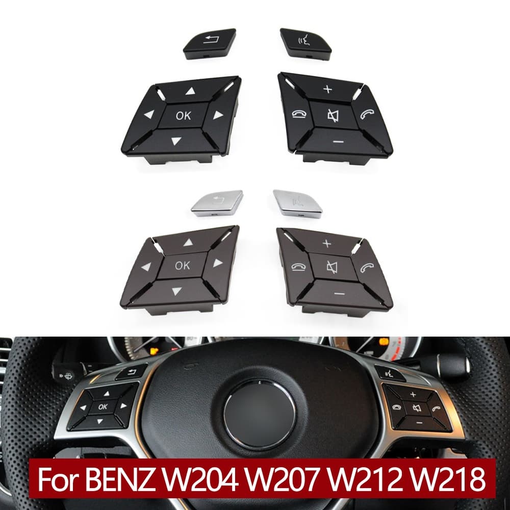 Botões Do Interruptor Volante Carro Para Mercedes Benz Abce GLA GLK CLA CLS Classe W204 X204 W212 W218 W156 W176 W117 W1