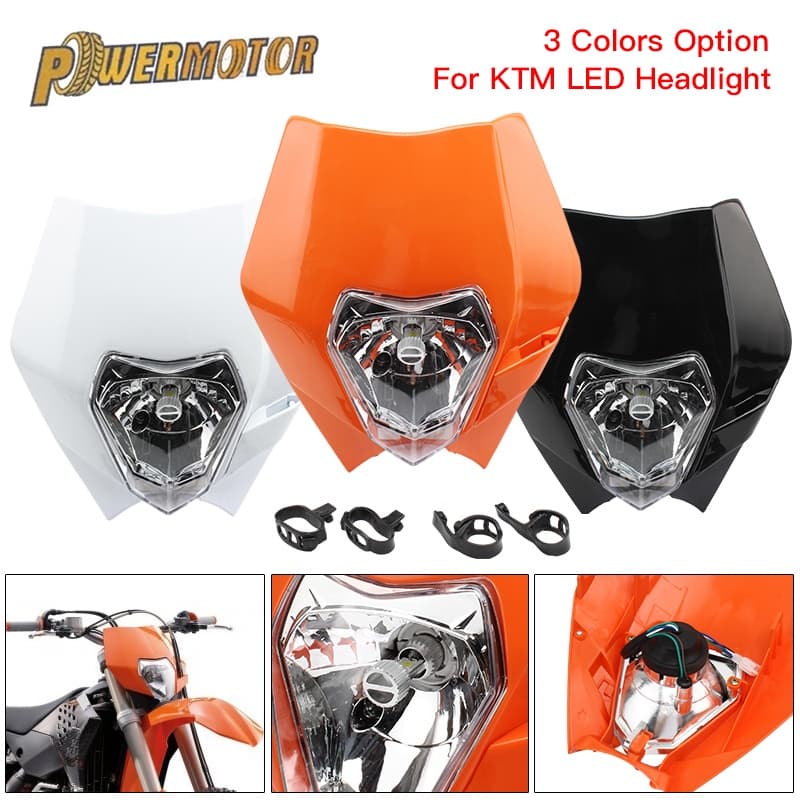 Novo Farol De LED Para Motocicleta Dianteiro KTM SX SXF SXS SMR EXC EXCF XC XCF XCW XCFW Enduro Sujeira Motocross