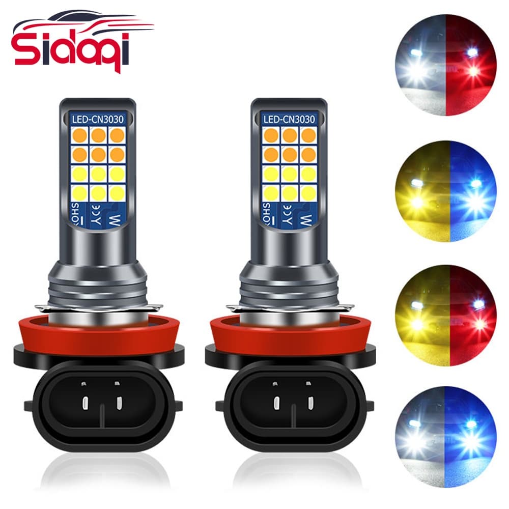 1 Peça 24LED Lâmpada De Neblina H11 Para Carro LED H3 H7 H8 Super Brilhante Luz 9006