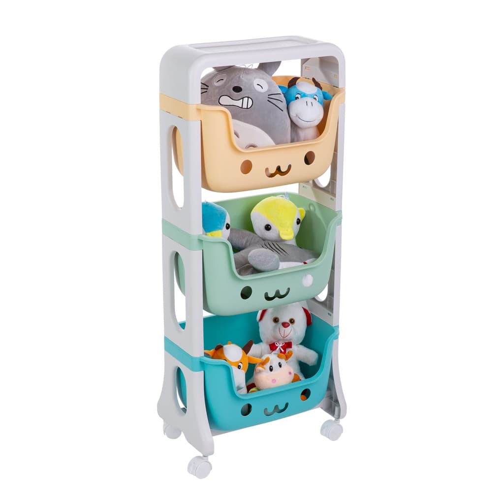 Prateleira Organizadora Caixa Cesto Infantil Brinquedos Quarto Bebê