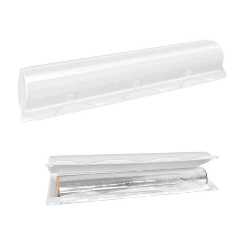 Porta Rolo Para Papel Alumínio Corta Fácil Injetemp