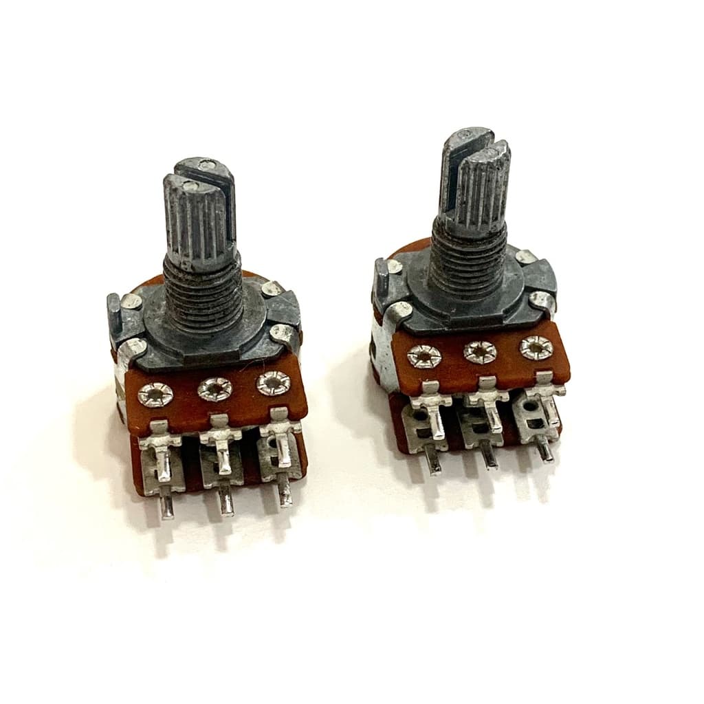 02 Potenciômetro 50K 16mm Linear Original Módulo Pyramid 800