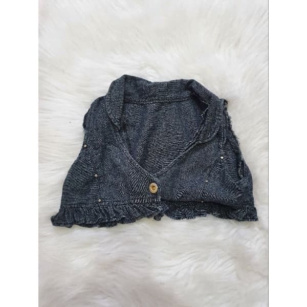 Colete Jeans infantil / Tamanho 4 / Baby Kids Usado