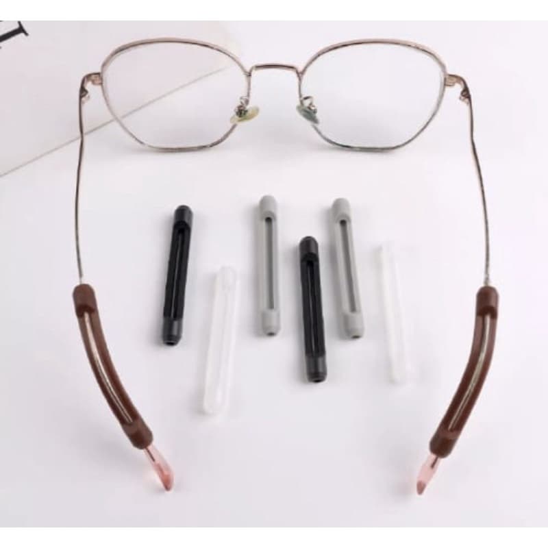 Par de ponteira de silicone - suporte de orelha antiderrapante