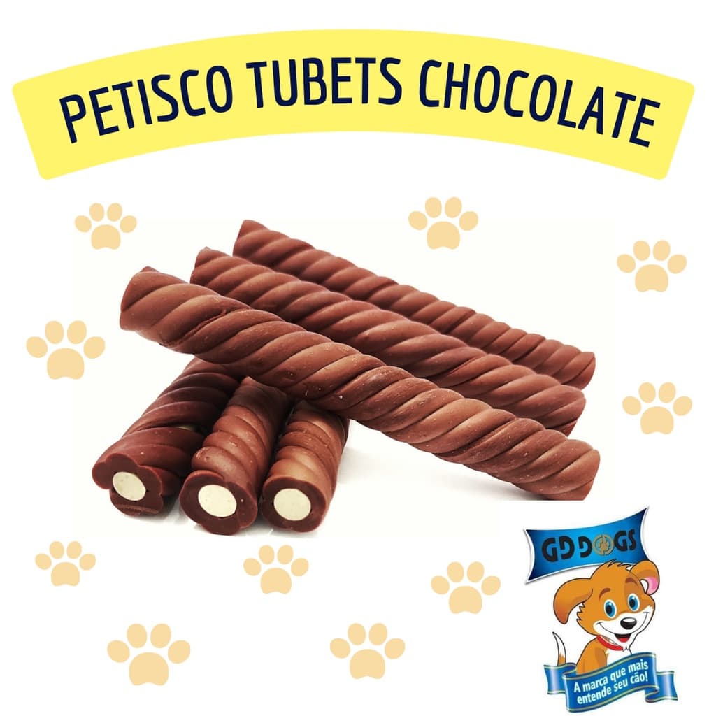 PETISCO PARA CACHORRO - Tubets Chocolate