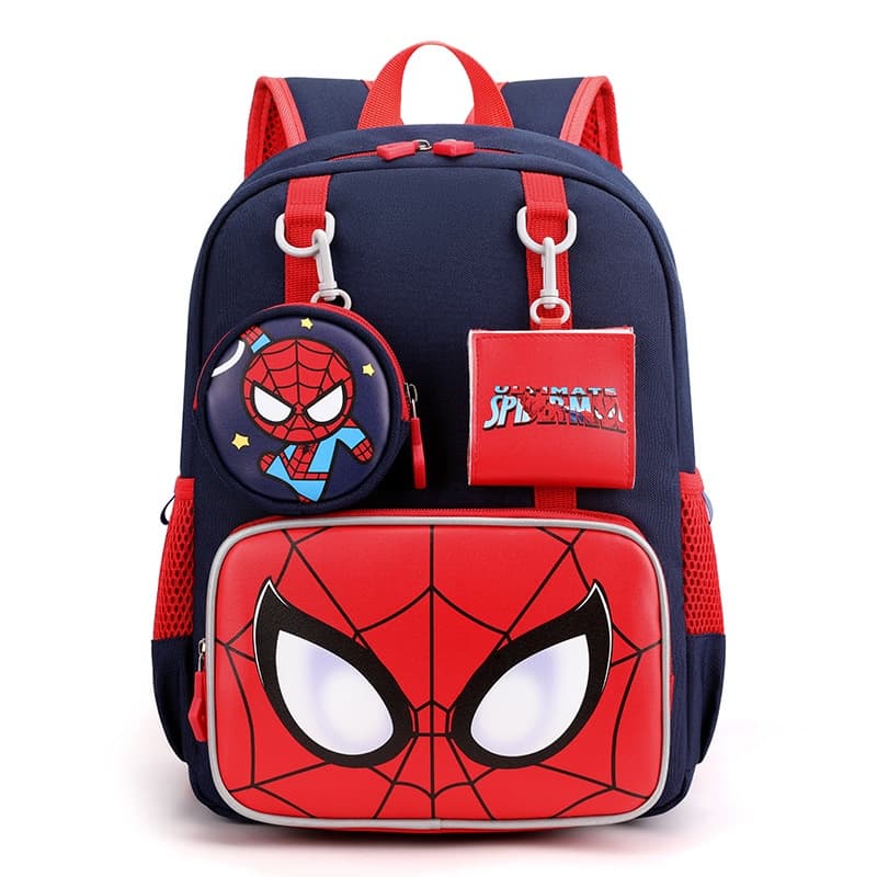 Homem-Aranha Meninos Meninas Mochila Padrão Animal Desenho Animado