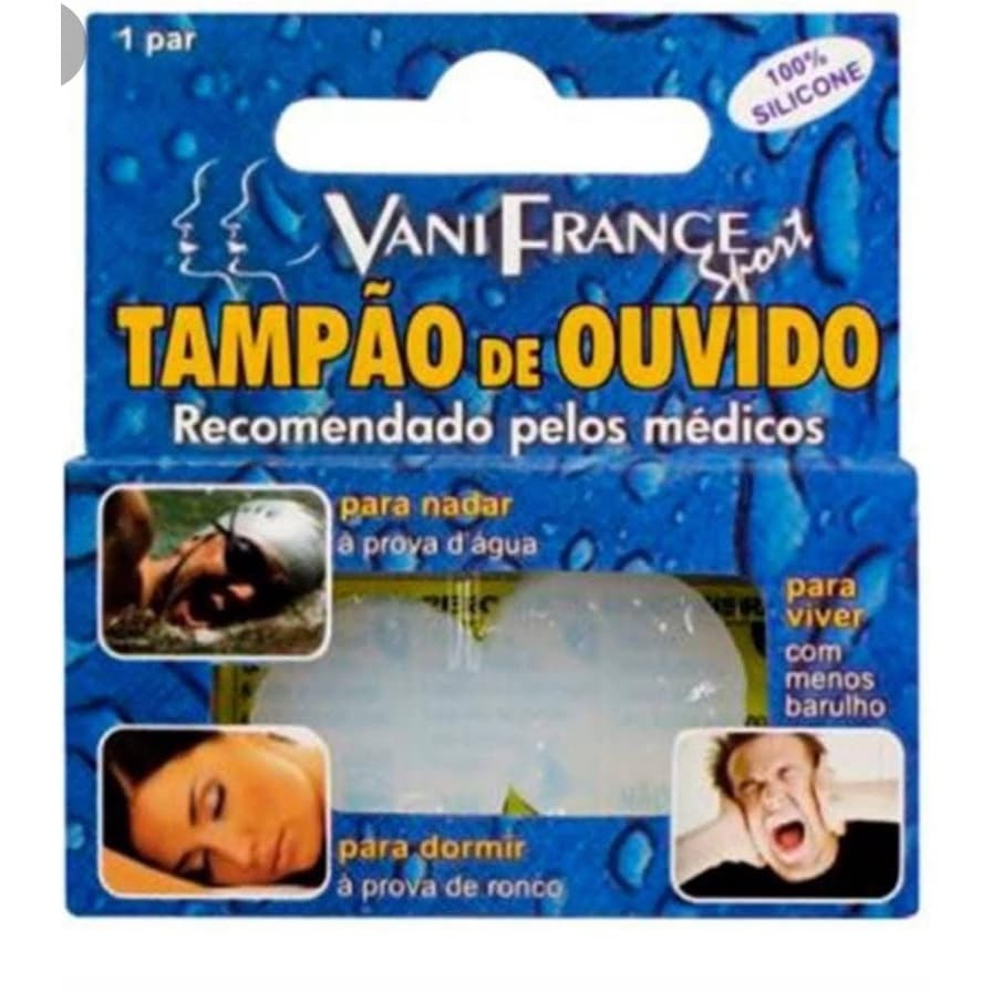 Tampão de Ouvido Silicone para Dormir Anti Ruído Reutilizável