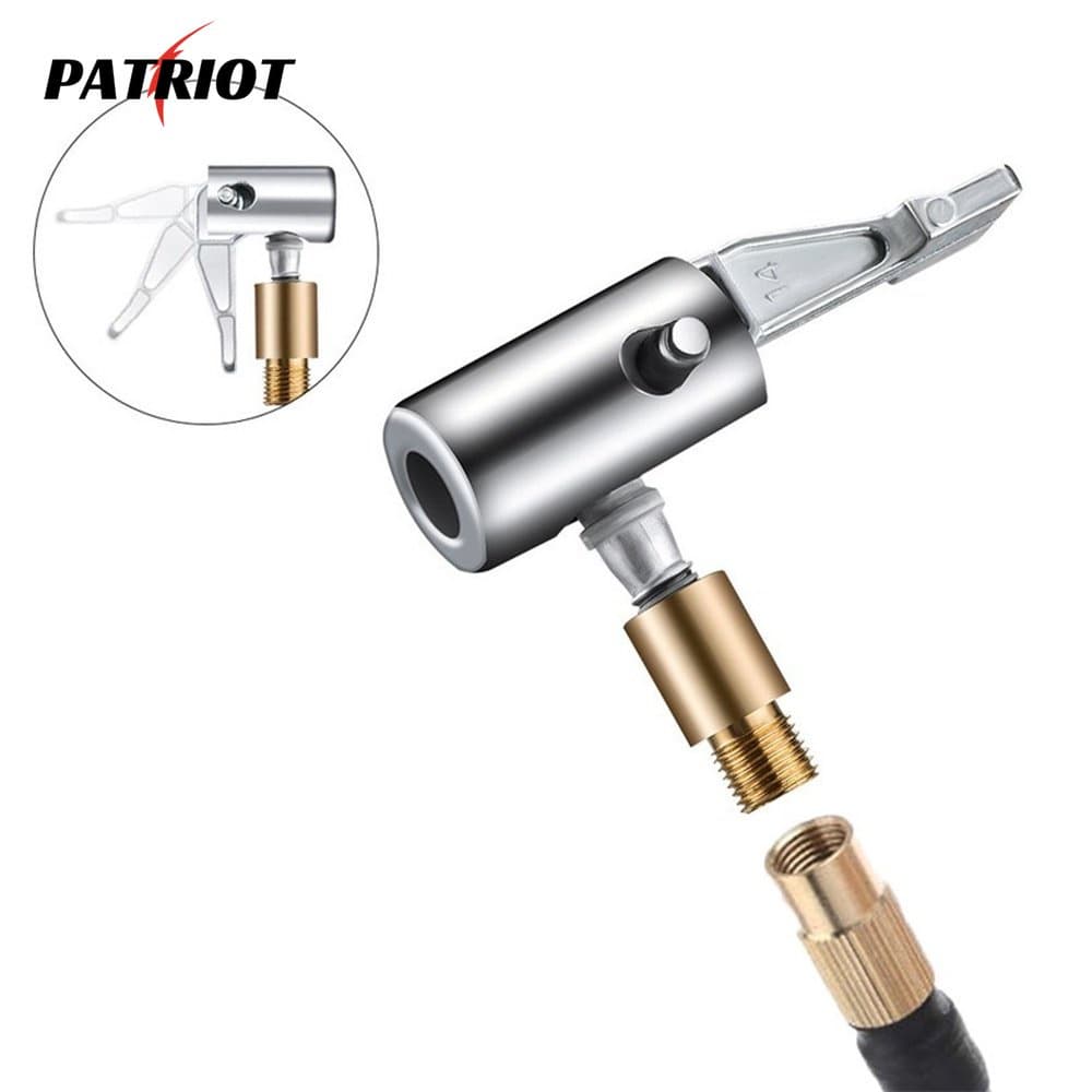 Válvula De Conexão Da Bomba De Carregamento De Ar/Mandril De Inflação De Pneus/Adaptador De Bocal Adequado Para Bicicletas E Motocicletas Automóveis Tubo De Gás Acessórios