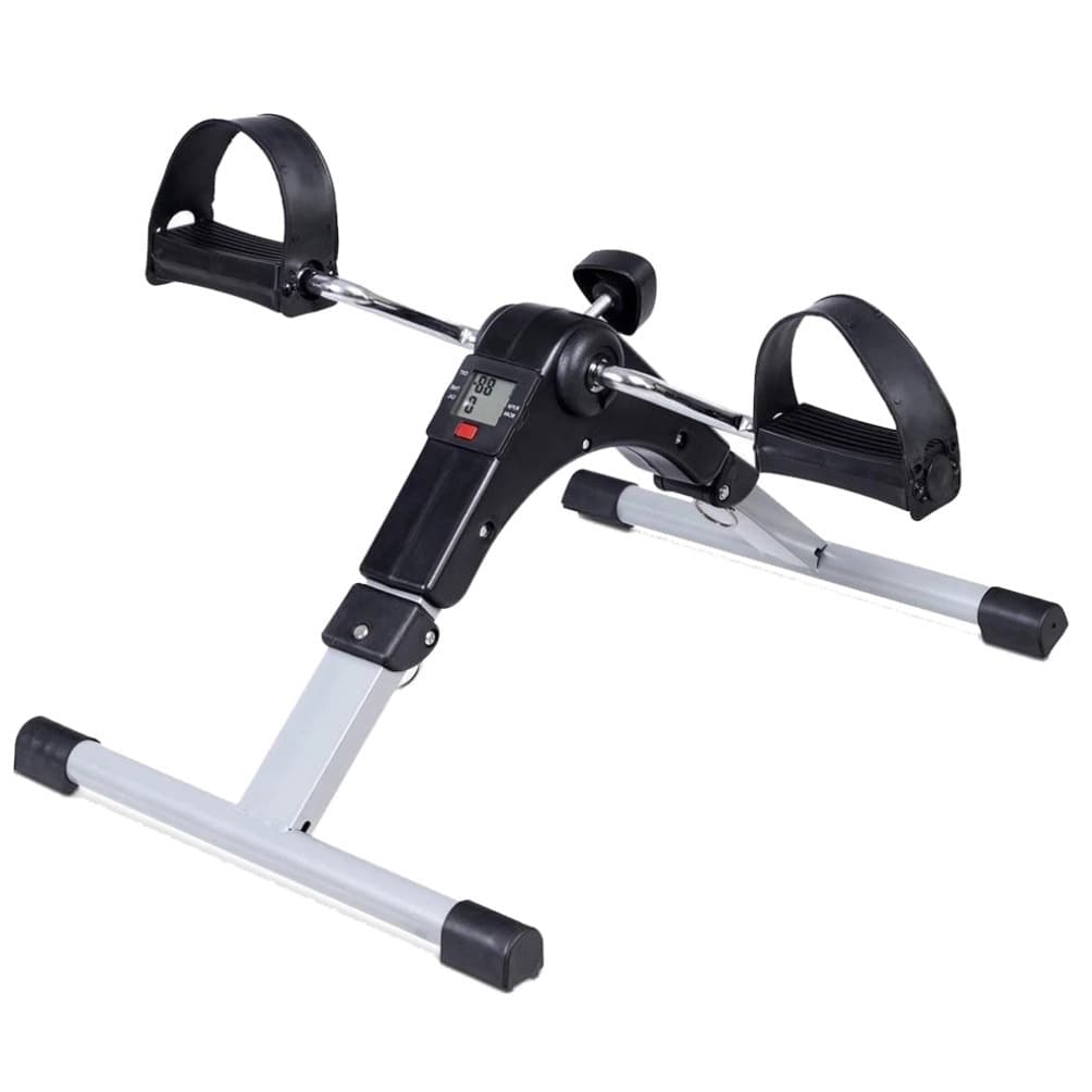 Bicicleta Ergométrica Pedalinho Fisioterapia Dobrável Pedal com Monitor LCD WCT Fitness