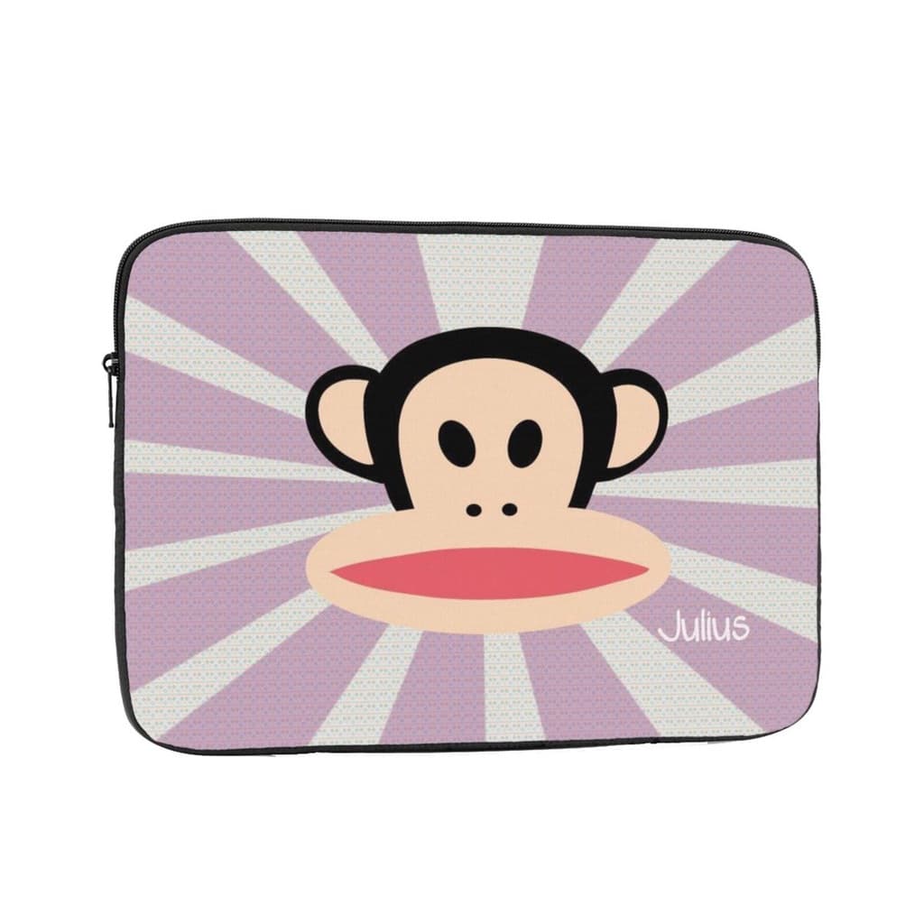 Paul Frank Print Capa Para Laptop De 10 A 17 Polegadas Bolsa Protetora Computador Portátil Notebook Com Zíper Meninos , 