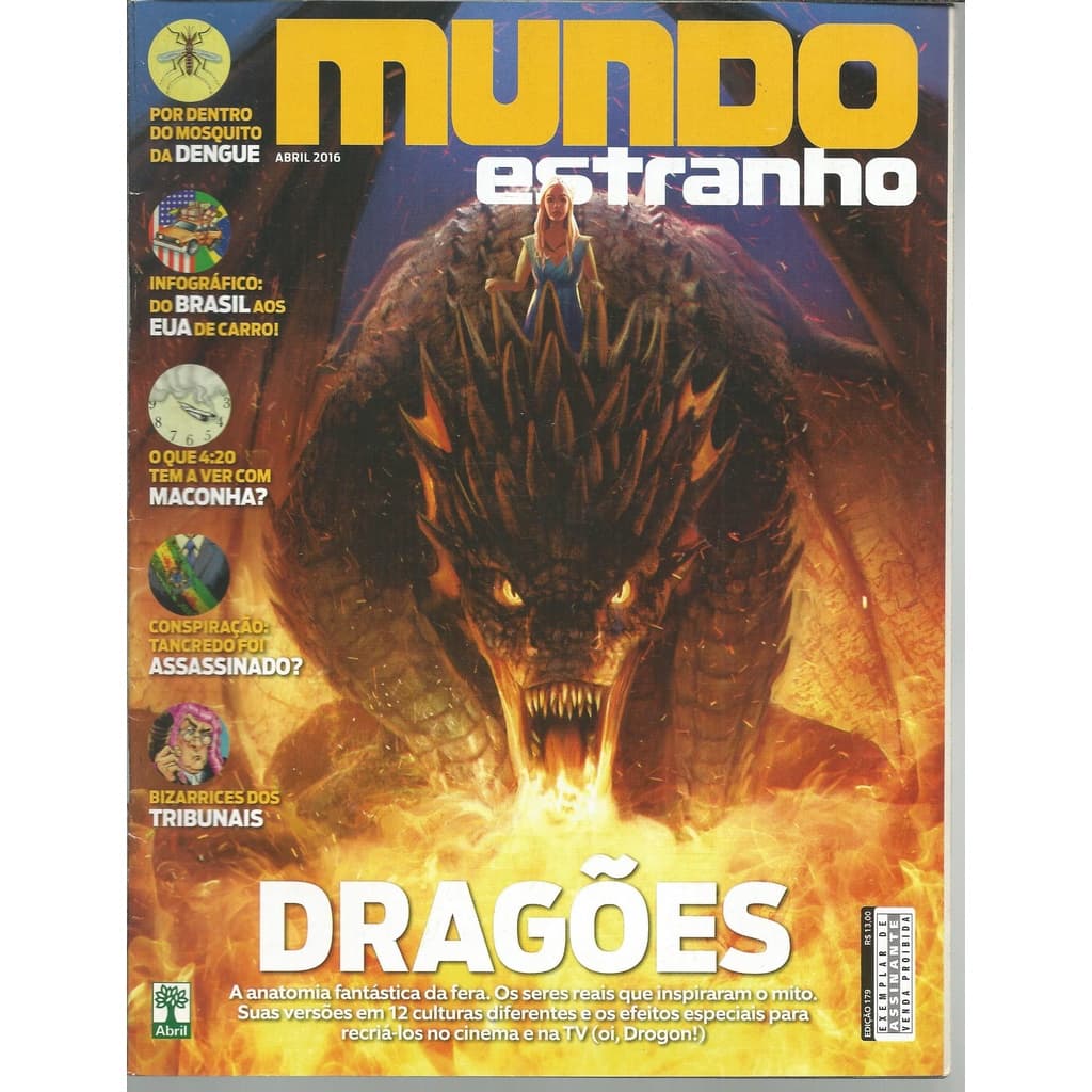 Revista Mundo Estranho, Abril De 2016, Nº 179