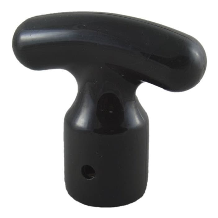 Empunhadura Remo T Manopla Stand Up Paddle Sup Canoagem Caiaque P/ Tubo 1.1/4 Polegada 32mm Preto