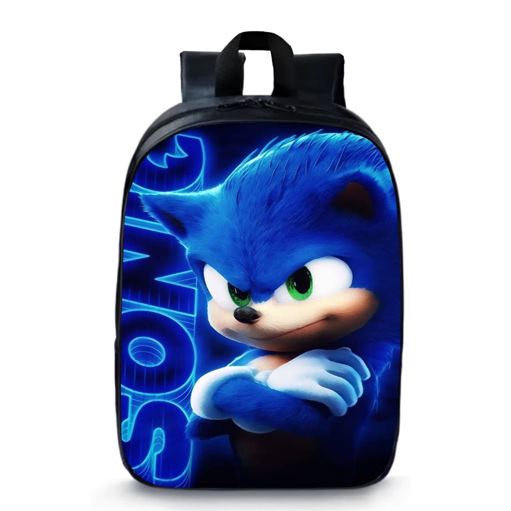 Mochila Escolar Pequena Infantil Desenhos Séries  Super Sonic
