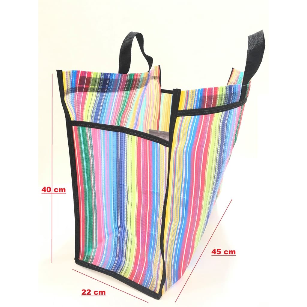 Sacola de Feira, sacolão, mercado e outros feita em Nylon super resistente Jumbo