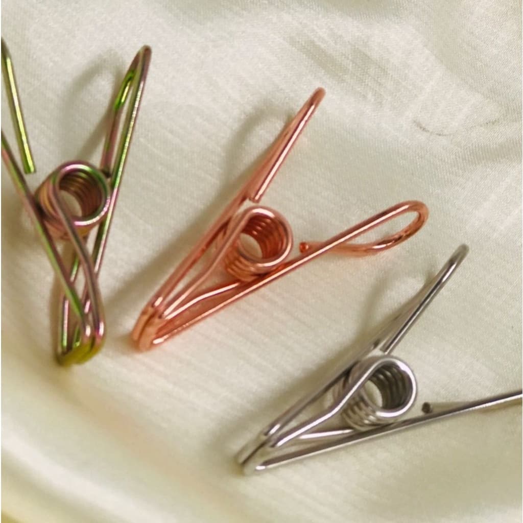 Prendedores Pregadores De Metal 12PCS