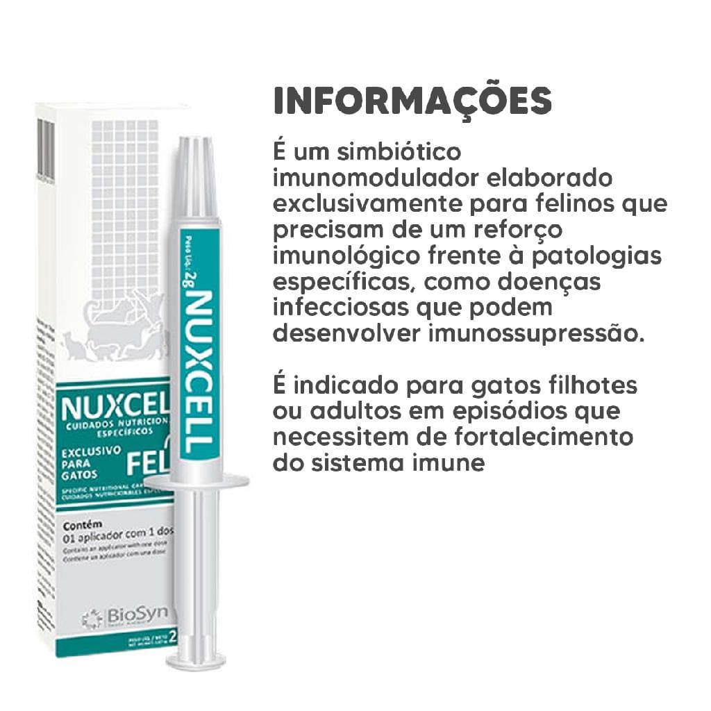 Nuxcell FEL Suplemento para Gatos - 2gr