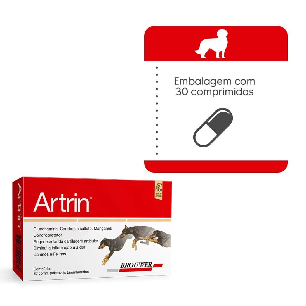Artrin Condroprotetor Regenerador Articular Para Cães Gatos