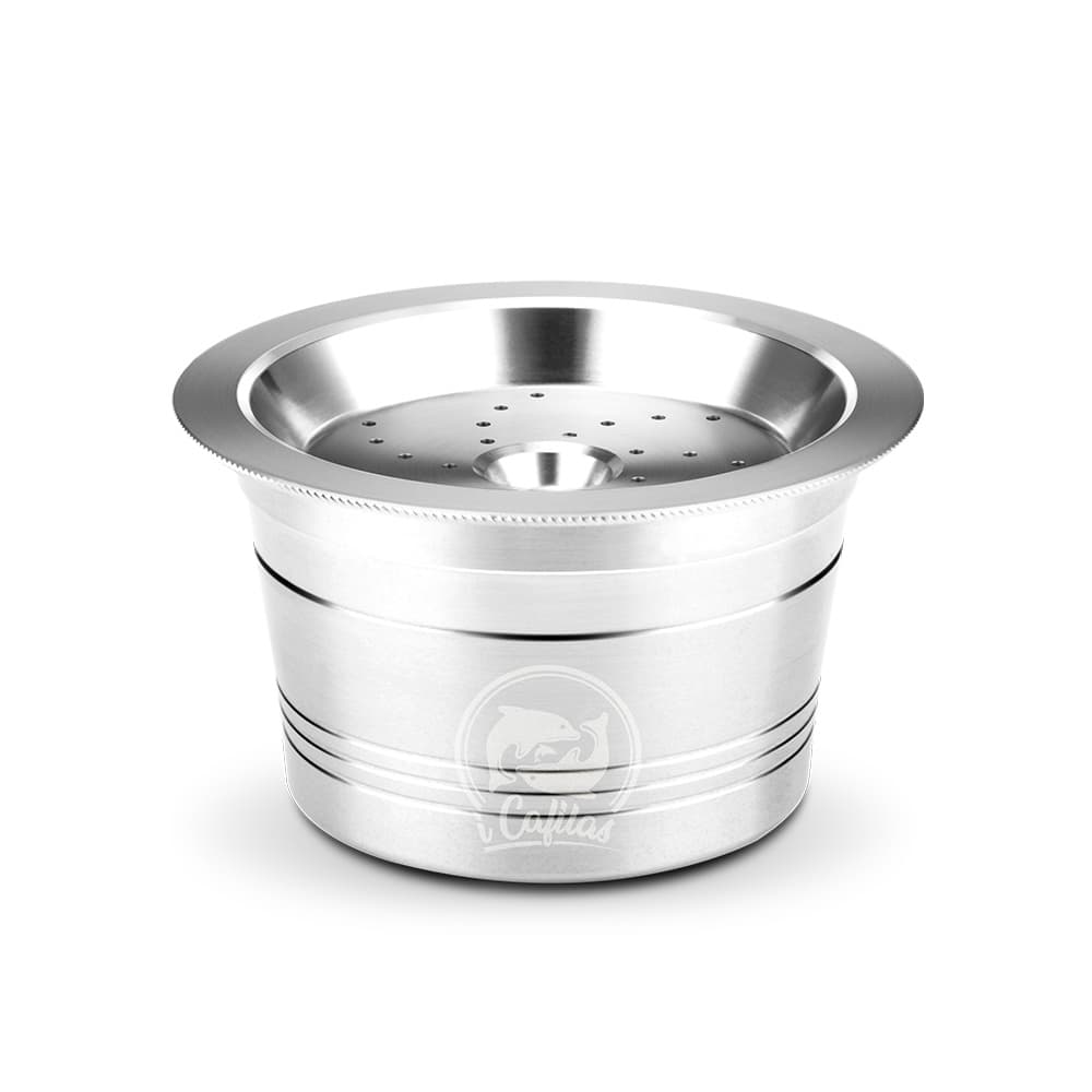 Cápsula Recarregável Três Corações em Aço Inox Icáfilas Original.Já no Brasil!!