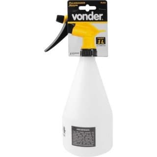 Borrifador Manual Pulverizador Vonder 1,0 Litro Regulável em Spray Jato ou Névoa Jardim, Faxina e Estética Automotiva