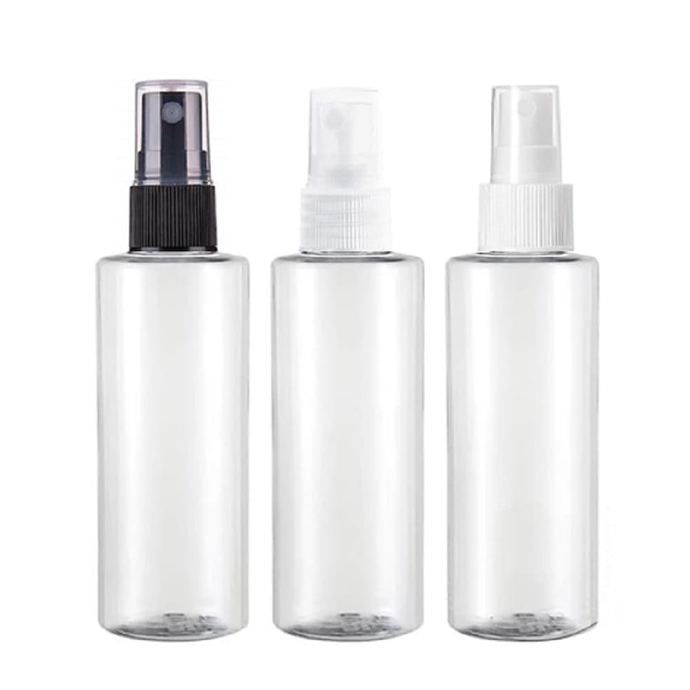 10 Frascos Pet 100 Ml Cilíndrico Reto Válvula Spray Para Perfume álcool liquido