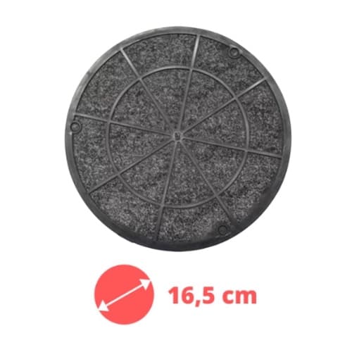 Filtro Carvão Ativado para Coifa/ Depurador Suggar Slim 16,5 Cm Original