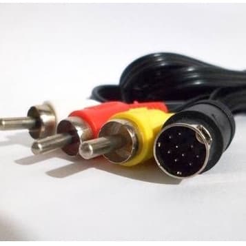 Cabo AV mega drive 3 - 9 pinos 1,80 metros